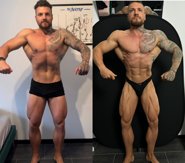 Vorher/Nachher Transformation — Team Madsen Klient