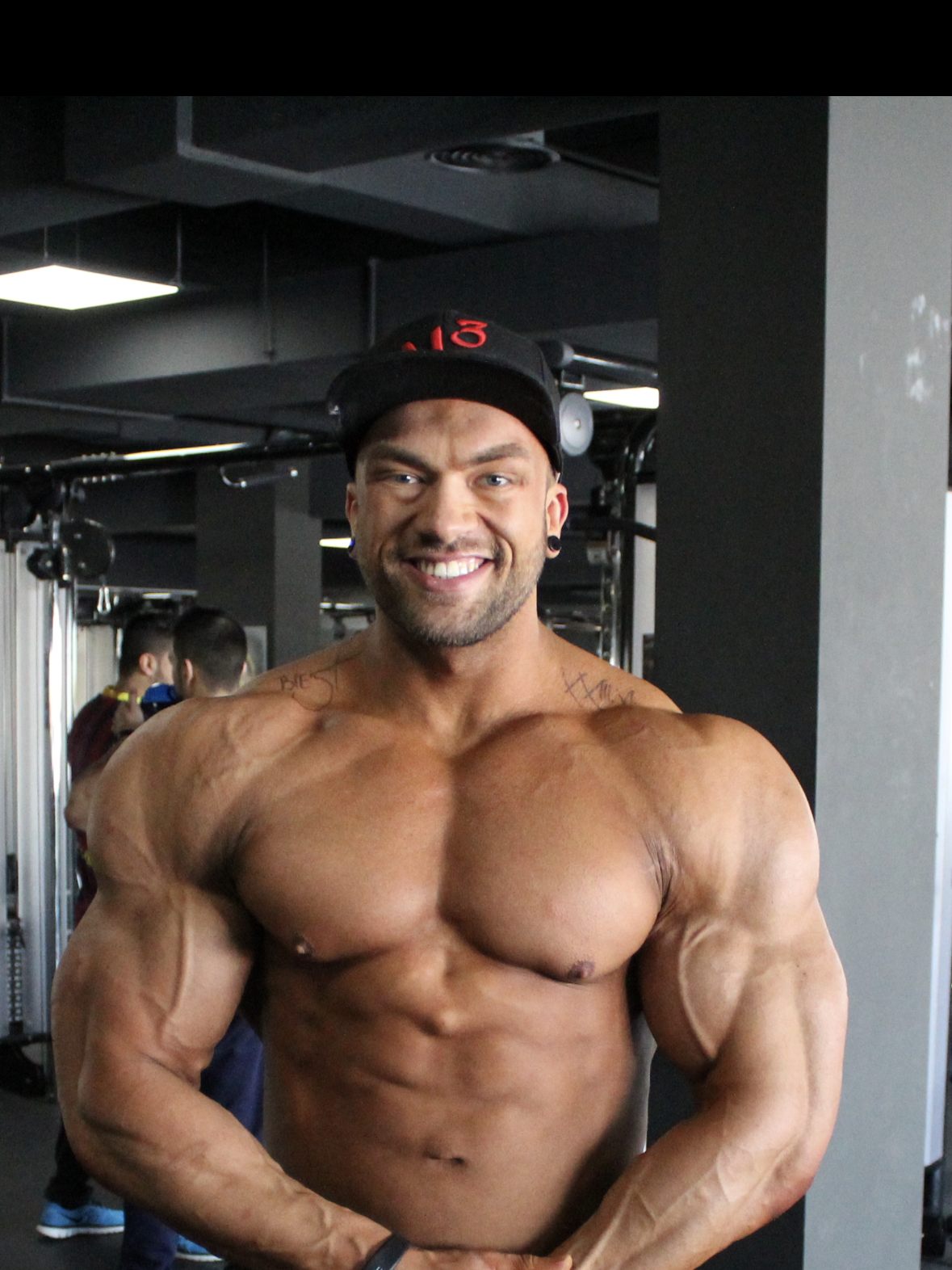 Max Madsen als Bodybuilder