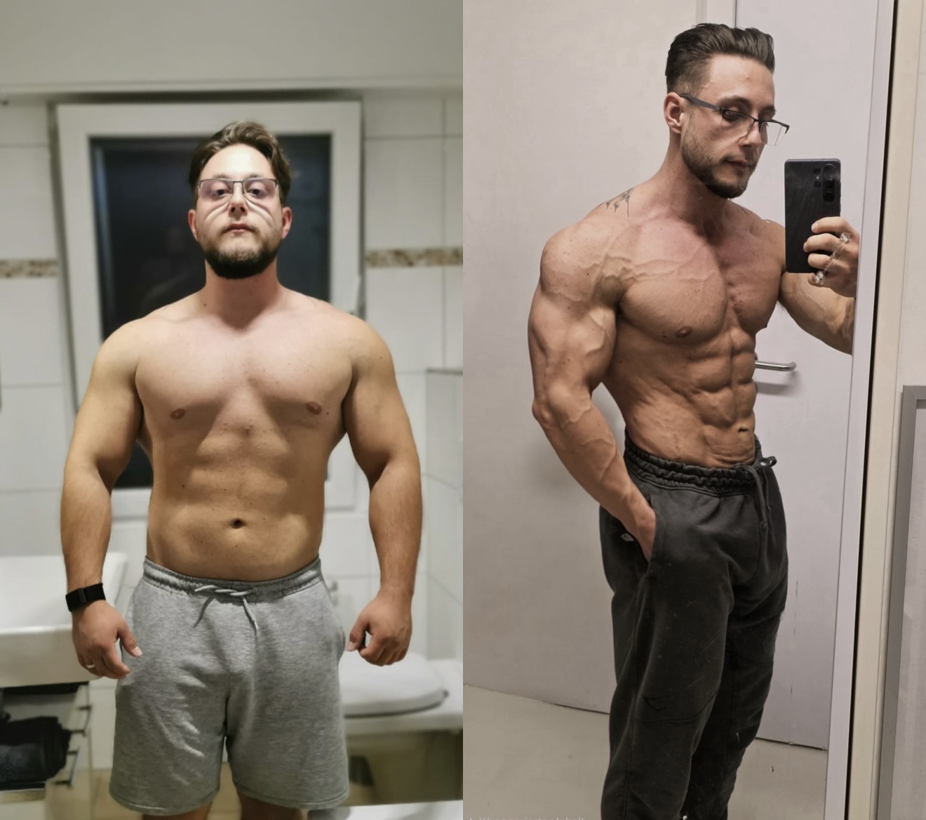 Lifestyle Transformation — Vorher/Nachher